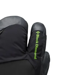 Eisklettern^Black Diamond Alpine 3-Finger Mitts Black-Carbon