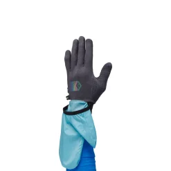 Leichte Handschuhe^Black Diamond Deploy Wind Hood Gloves Carbon-Glacier
