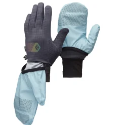 Leichte Handschuhe^Black Diamond Gridtech Storm Hood Gloves Carbon-Glacier