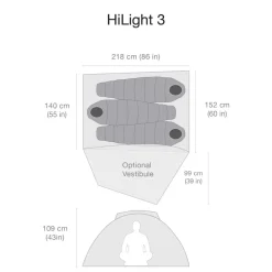 Trekking^Black Diamond Hilight 3P Tent