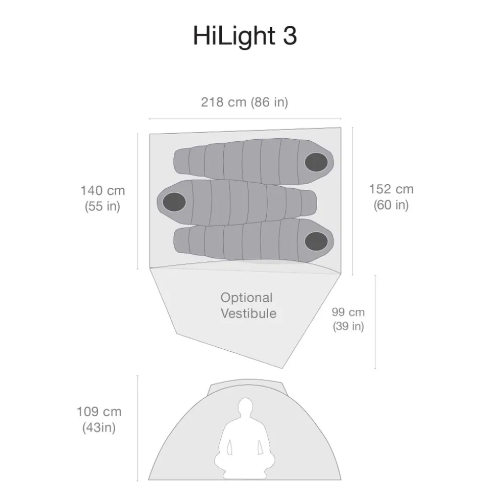 Trekking^Black Diamond Hilight 3P Tent