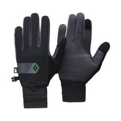 Fastpacking^Black Diamond Hybrid Light Gloves Black-Carbon