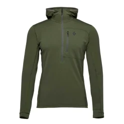 Fleece^Black Diamond Men's Coefficient Quarter Zip Fleece Hoody