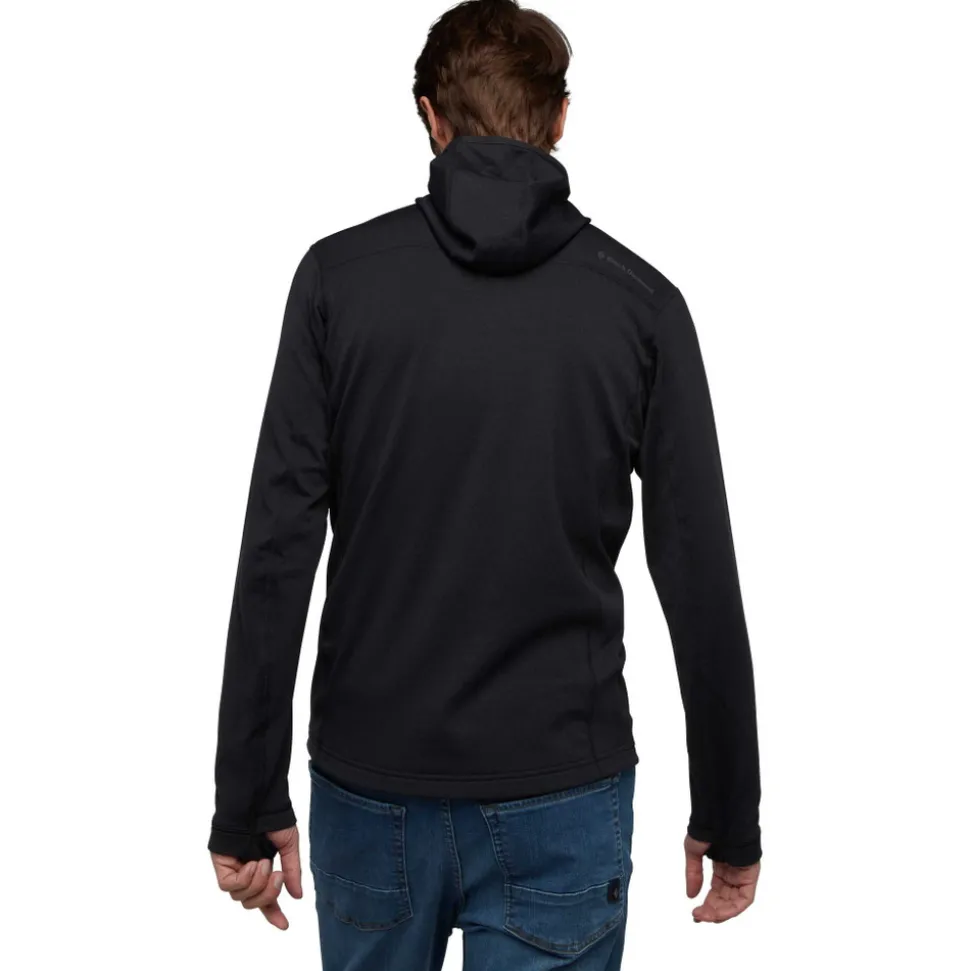 Fleece^Black Diamond Men's Coefficient Quarter Zip Fleece Hoody