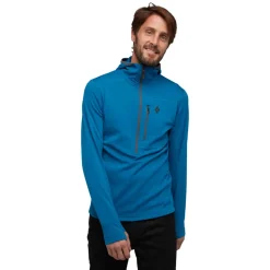 Fleece^Black Diamond Men's Coefficient Quarter Zip Fleece Hoody