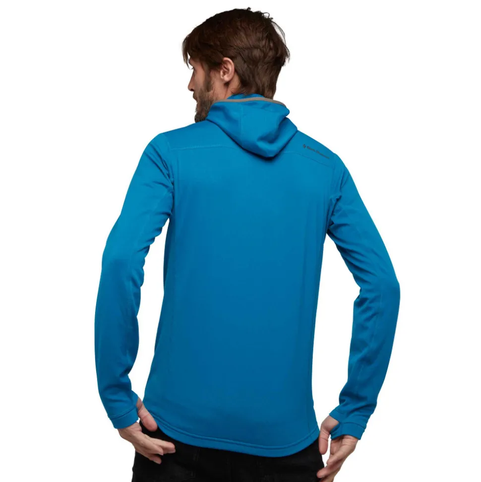 Fleece^Black Diamond Men's Coefficient Quarter Zip Fleece Hoody