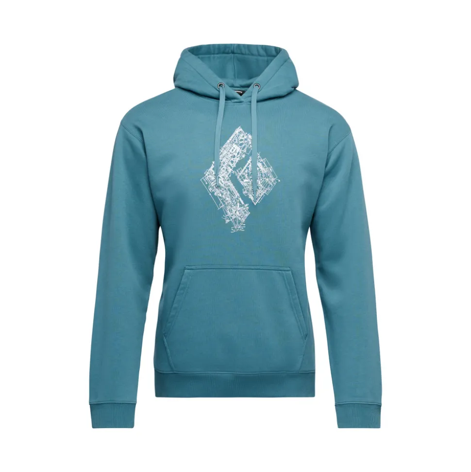 Kapuzenpullover^Black Diamond Men's Engineered Diamond Pullover Hoody