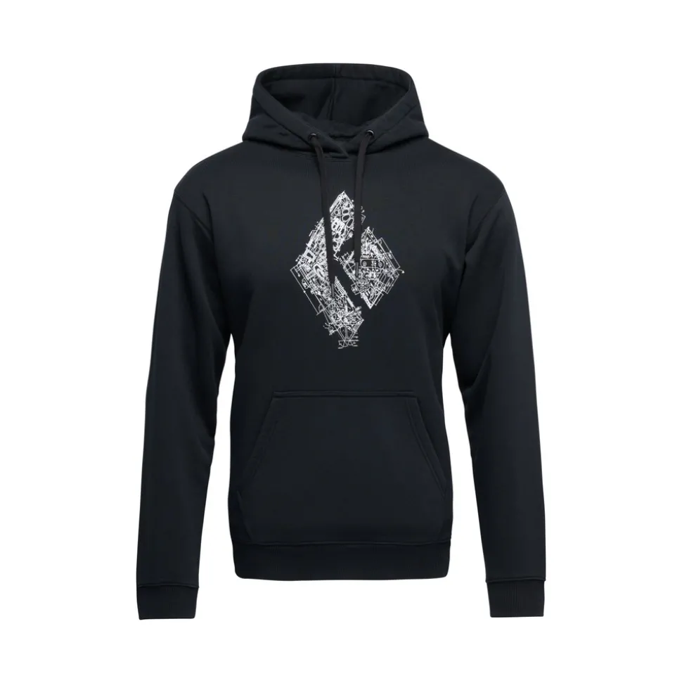 Kapuzenpullover^Black Diamond Men's Engineered Diamond Pullover Hoody