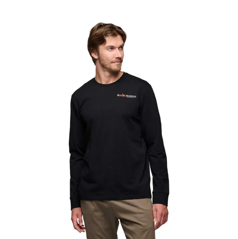 Hallenklettern^Black Diamond Men's Heritage Wordmark Long Sleeve Tee