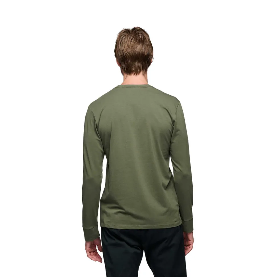 Hallenklettern^Black Diamond Men's Heritage Wordmark Long Sleeve Tee