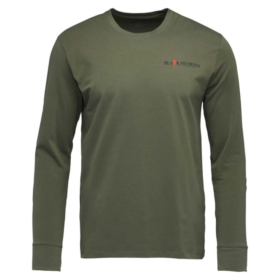 Hallenklettern^Black Diamond Men's Heritage Wordmark Long Sleeve Tee