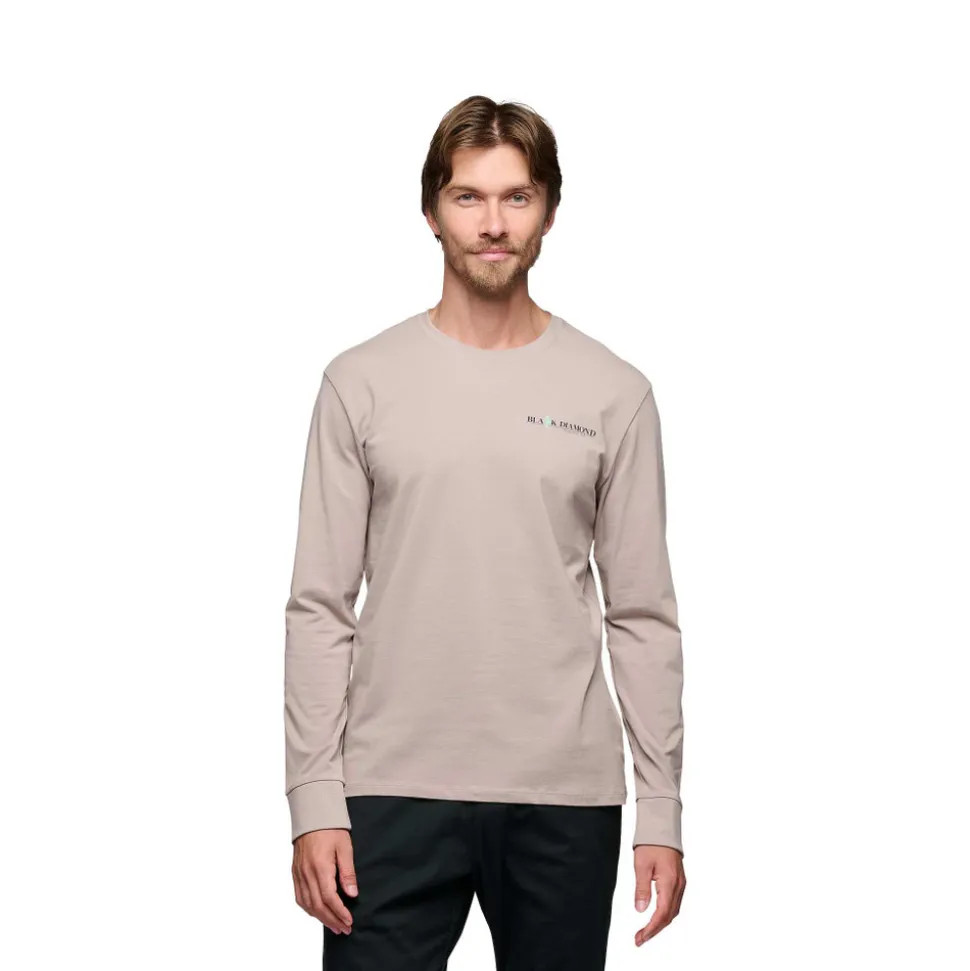 Hallenklettern^Black Diamond Men's Heritage Wordmark Long Sleeve Tee