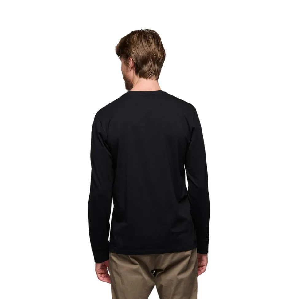 Hallenklettern^Black Diamond Men's Heritage Wordmark Long Sleeve Tee