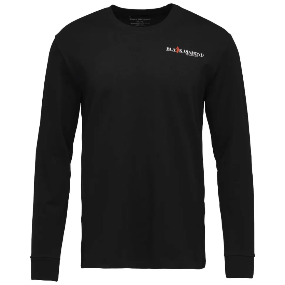 Hallenklettern^Black Diamond Men's Heritage Wordmark Long Sleeve Tee