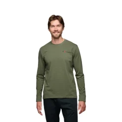 Hallenklettern^Black Diamond Men's Heritage Wordmark Long Sleeve Tee