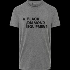 T-Shirts & Tanktops^Black Diamond Men's Stacked Logo T-Shirt
