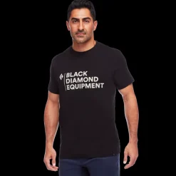T-Shirts & Tanktops^Black Diamond Men's Stacked Logo T-Shirt