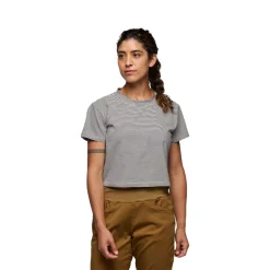 T-Shirts & Tanktops|Hallenklettern^Black Diamond Women's BD Stripe Crop Tee
