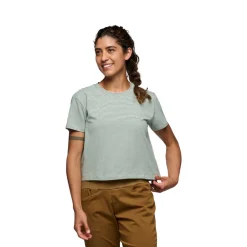 T-Shirts & Tanktops|Hallenklettern^Black Diamond Women's BD Stripe Crop Tee