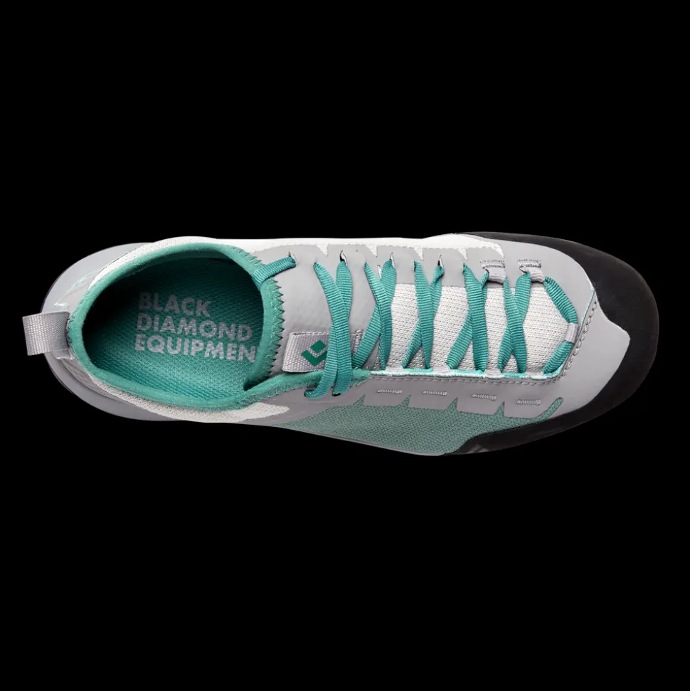 Klettersteig|Klettersteig^Black Diamond Women's Fuel Approach Shoes Pewter/Meadow Green
