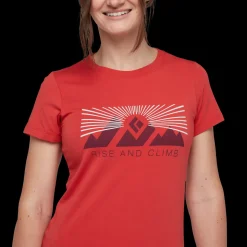 T-Shirts & Tanktops^Black Diamond Women's Rise and Climb Short Sleeve Tee