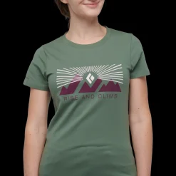 T-Shirts & Tanktops^Black Diamond Women's Rise and Climb Short Sleeve Tee